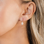 Pear Shape Drop Earrings